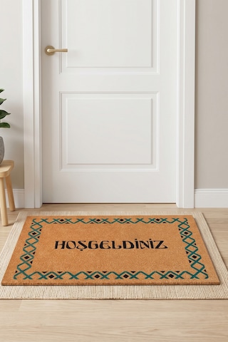 Villadia Home Textile Kapı Önü Paspası Kaymaz Taban Dekoratif Paspas Ev Giriş Antre İç Ve Dış Mekan Paspası 45x70 Cm 11ypycoco