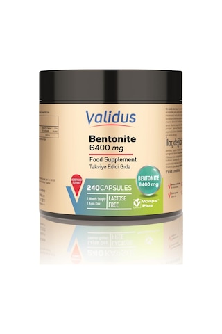 Bentonite 6400 Mg 240 Capsules