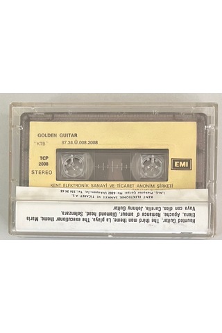 Golden Guitar Kaset Orjinal Dönem Kağıt Baskı