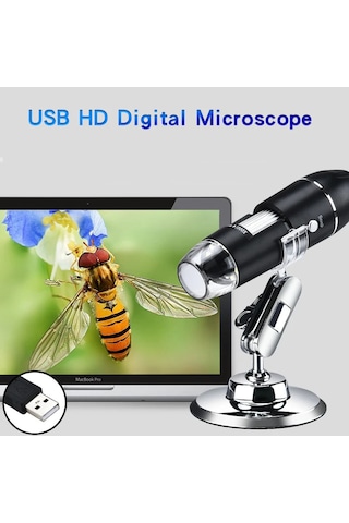 Monozone 1600x Dijital Mikroskop Cilt Saç Analiz Sa2mp Usb 8led