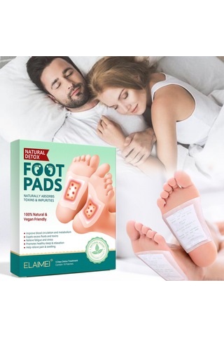 Mufunye Beyaz Fiber Ayak Pedleri, 10 Adet, Ayak Tabanı Yapışkanlı, 12x10x2cm Paket Boyutu