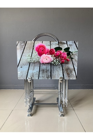 Camlı Çanta Sehpa, Sehpa, Zigon, 4lü Zigon, Çanta Sehpa,4lü Sehpa