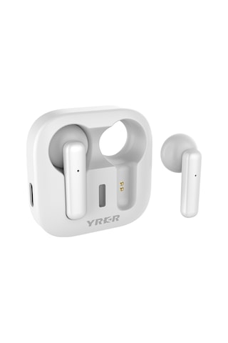 Teltree Bluetooth Kulaklık V5.3+edr, 13mm Dinamik Sürücü, 3 Saat Kullanım Süresi, Beyaz, Type-c Şarj, 10m Mesafe