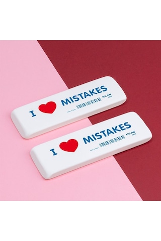 Milan Cnm4806 Esnek Sentetik Silgi I Love Mıstakes - 6 Adet