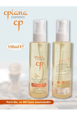 Cpiana Güneş Koruyucu Argan Yağlı 150ml