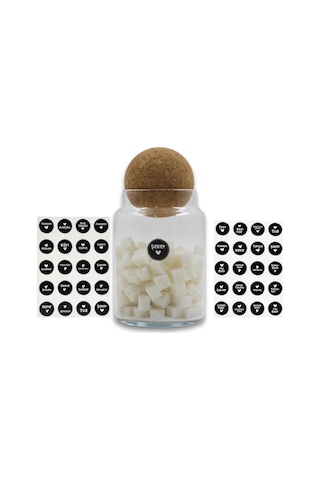 Tanex Mtc-606 Baharat Etiketleri Şeffaf 25 MM 40 Adet