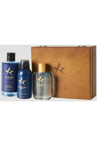 Altınyıldız Classics AC Virtuel Erkek Parfüm EDP 100 ML + Duş Jeli 400 ML + Erkek Sprey Deodorant 150 ML