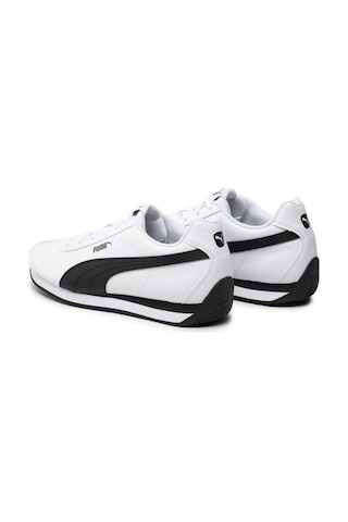 Puma Turin 3 Erkek Spor Ayakkabı Eva Tabanlı Günlük Konforlu Sneaker Beyaz - Siyah