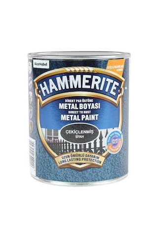 Hammerite Pas Üstü Metal Boyası Çekiçlenmiş Siyah 0,75Lt