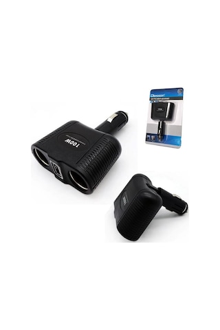 Ayt Olesson 1646 12-24v Çiftli Usbli 100w Araç Oto Tır Çakmak Çoklayıcı Çakmaklık Çoğaltıcı
