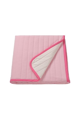 Ikea Vetejordfly Yatak Örtüsü, Pembe-beyaz, 260x250 Cm