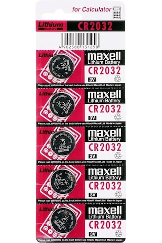Just Cheap Store Maxell Cr2032 3v Lityum Düğme Pil 5'li Paket