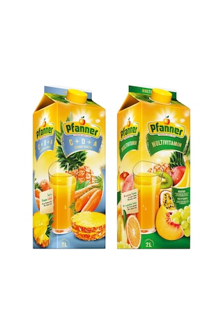 Pfanner 2 Lt C+d+a Ananas-carota Ve Multivitamin Meyve Suyu 2 Li Paket