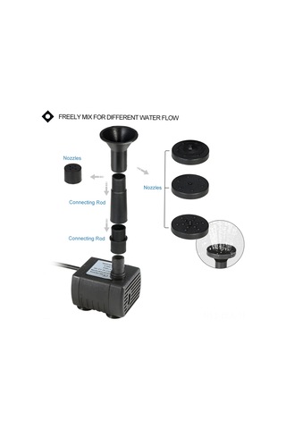 Xindoker Güneş Enerjili Sürekli Akışlı Su Pompası - Yüksek Verimli, Hızlı Başlangıç, 75cm Lifting, 150l/h Debi, Çevre Dost, Uzun Ömürlü