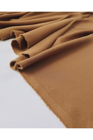 Krep Sütlü Kahve Renk En 145 Cm X Boy 300 Cm -10553 Kahverengi