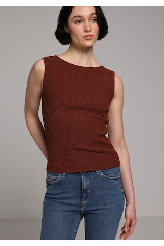 Colin's Colins Slim Fit Kolsuz Kadın Kahverengi Atlet Cl1078620 Q1.v2 Cor Cinnamon