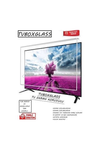 Tvboxglass 50"Inç Tv Ekran Koruyucu