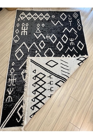 Kilim Çift Taraflı Pamuk Dokuma İskandinav Kilim