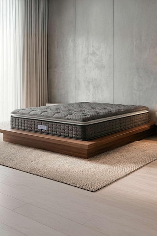 Mobyat Ultra Full Ortopedik Pedli Tavşan Tüyü Kumaş Bel Ve Sırt Destekli Prime Pelüş Yatak 150 X 200 Diğer