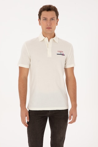 U.S. Polo Assn. U.s. Polo Assn. Erkek Krem Tişört 50324803-vr071
