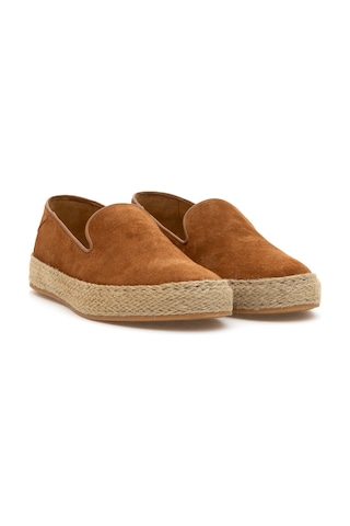 Cacharel Taba %100 Deri Loafer Ayakkabı