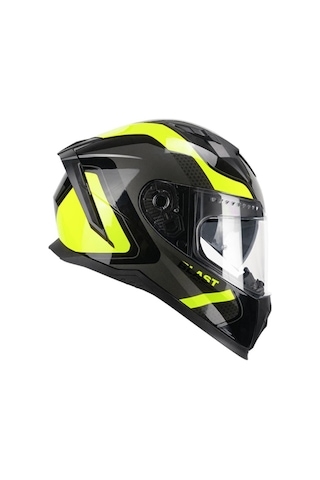 Cgm 311R Blast Race Kapalı Kask Sarı Siyah