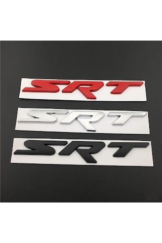 Gümüş-oto Çıkartması Aksesuarları 150x25mm Dodge Srt Etiket Durango Ram 1500 Şarj Cihazı Viper Challenger Kalibre A