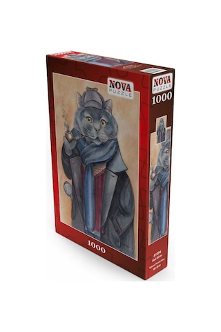 Nova 1000 Parça Gizli Görev. Dedektif Kedi Puzzle