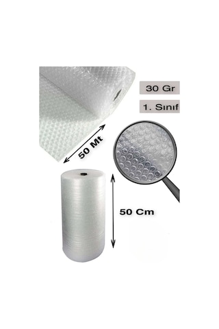 Balonlu Naylon Havalı Naylon Pat Pat 50 CM x 50 M