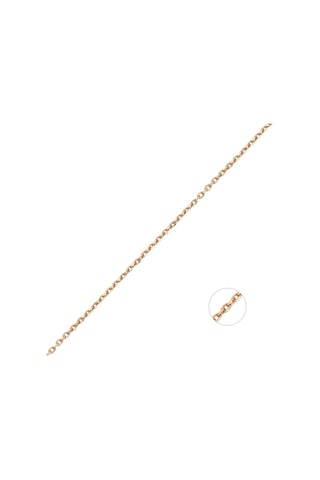 Rose Altın Klasik Zincir 50 Cm As01zcrr250 Altınsepeti