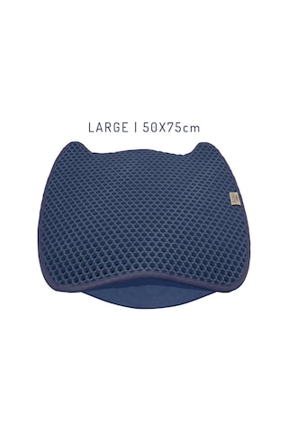 Cattie Taraklı Model Kum Toplayıcı Fonksiyonel Kedi Paspası Navy Blue - Kedi Model L Boy 50-75cm