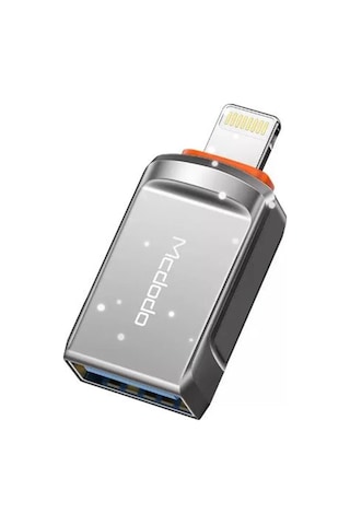 Mcdodo Ot-8600 Usb-a To Lightning Dönüştürücü Soket - Gri