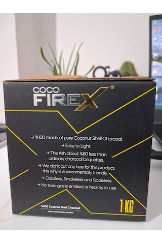 Cocofirex 26 Mm Hindistan Cevizi Kabuğu Nargile Kömürü