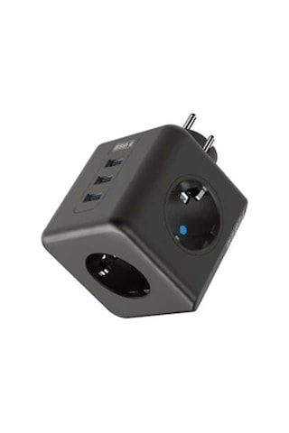 Termal Akım Korumalı Isıya Dayanıklı 3 Lü Du Tipi Priz 3x Usb 1x Type-c 1