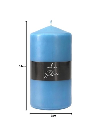 Porland Shine Blok Mum Mavi 7x14 Cm, Tekli Genel