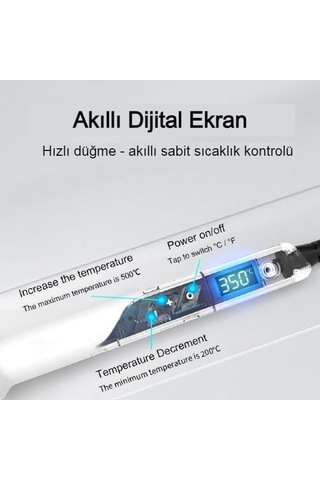 Sunline Sl690d 90w Led Ekran Isı Ayarlı Kalem Havya