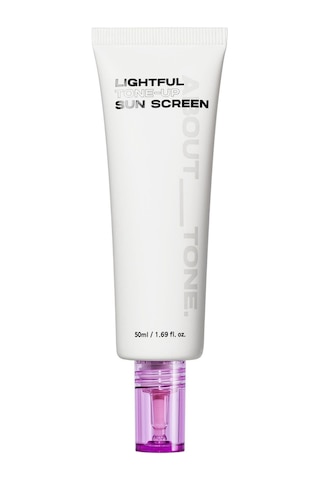 About Tone Şeftali Pembe Aydınlatıcı Ton Eşitleyici Vegan Güneş Kremi ABOUT TONE Lightful Toneup SunScreen 50ml