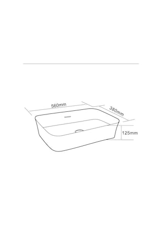 Lena E-4160 Tezgah Üstü Porselen Lavabo