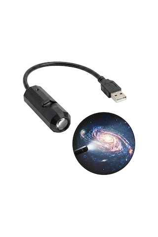 Powermaster Pm-29073 Usb Oda Uzay Atmosfer Aydınlatma Projeksiyon Lambası Çocuk Oda Gece Lambası Diğer