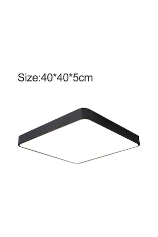 Macaron Kare Tavan Lambası, Beyaz Işık For 40cm Diğer Diğer