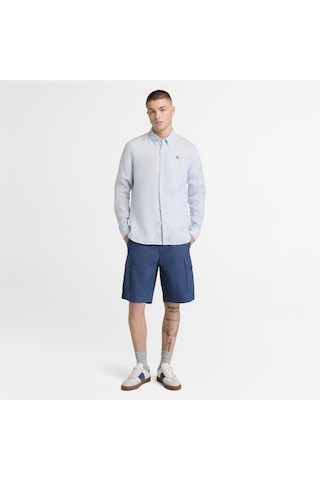 Timberland Brookline Poplin Cargo Short Erkek Şort-33318 Mavi