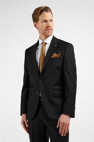 İmza Siyah Mono Yaka 6 Drop Comfort Fit Tam Astar Yünlü Takım Elbise 1001255178