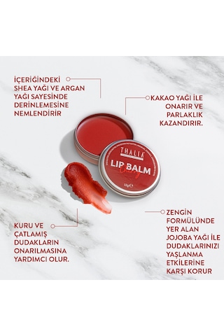 Thalia Yoğun Nemlendirme Etkili Kiraz Aromalı Dudak Balsamı 12 G
