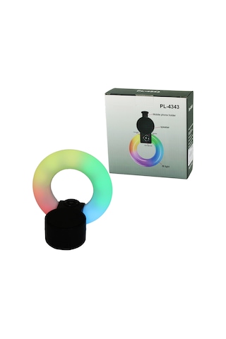 Buradabulabilirsin Bluetooth Mini Hoparlör Usb Şarjlı Led Işıklı Telefon Tutucu Bbz
