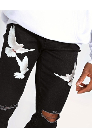 Bpm Premium Stacked Dove Erkek Skinny Kot Pantolon 001