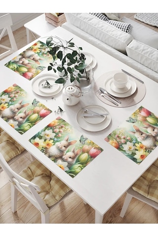 Joyarty Masa Bezleri "keseler Çiçeklerde" 32x46 289183033 Yeşil