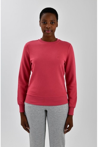United Colors of Benetton Kadın Sol Göğsü Logo Detaylı Sweatshirt Gülkurusu