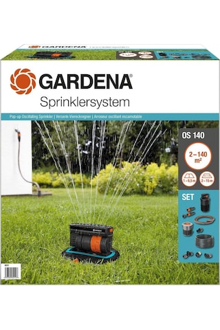 Gardena 8221 Salınımlı Pop-up Fıskıye Seti Os 140