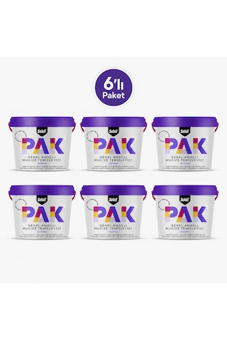 Selsil Pak Genel Amaçlı Mucize Temizleyici Krem 500 Gr  6 Adet