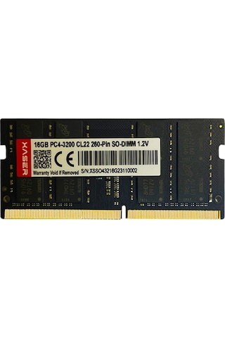 Xaser XS32S22S8/16 16 GB DDR4 3200 MHz CL22 Notebook Ram